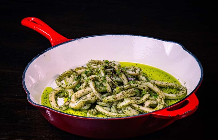 Calamari with Pesto