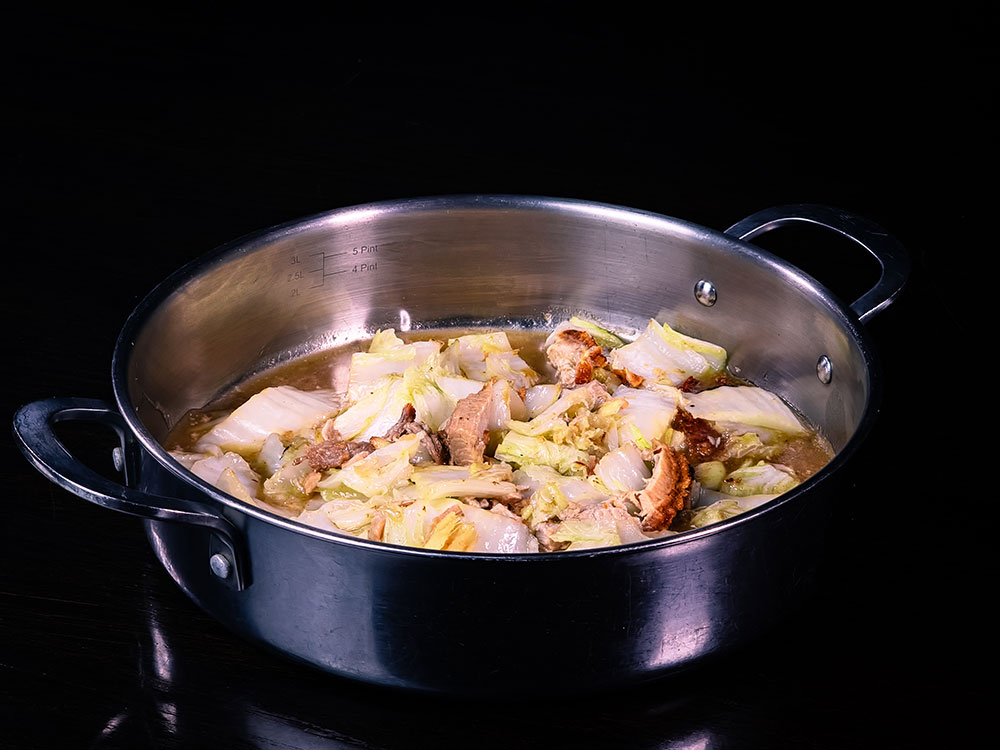 Stir Fried Pork Belly with Cabbage